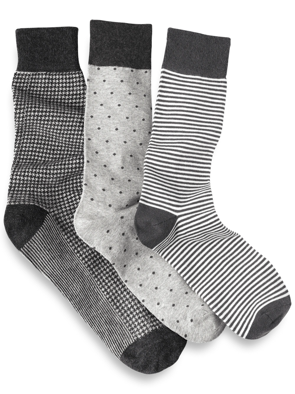 3-Pack Katoenmix Sokken - Grijs Multi: Comfort en Stijl voor Elke Dag!