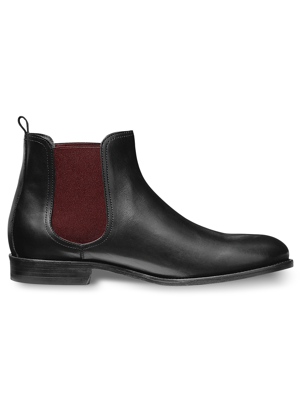 Ace Boots Zwart/Bordeaux: Stijlvolle Voetkunst in Elke Stap! Klaar voor Avontuur? Unieke Kleurcombi!